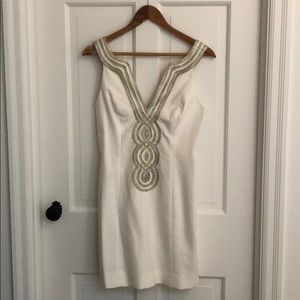 Lilly Pulitzer white shift dress